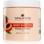 Sea of Spa Dead Sea Treatment tělové máslo s mangem a broskví 500 ml – Zboží Dáma