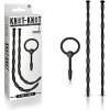 Klinik erotická pomůcka NMC Knot-Knot Urethral Souding Kit 2 Black, dilatátory penisu