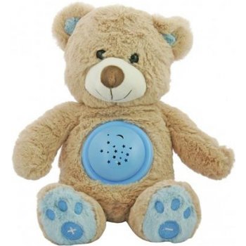 Baby Mix Plyšový medvídek s melodií a projektorem modrá