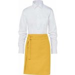 SG Accessories - BISTRO Krátká číšnická zástěra Brussels s pevným páskem 78 x 52 cm Žlutá slunečnicová – Hledejceny.cz
