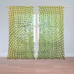 Záclony Detailní květ: 2 ks - 150x250 cm - Sablio – Hledejceny.cz