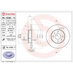 Brzdový kotouč BREMBO 08.5085.11