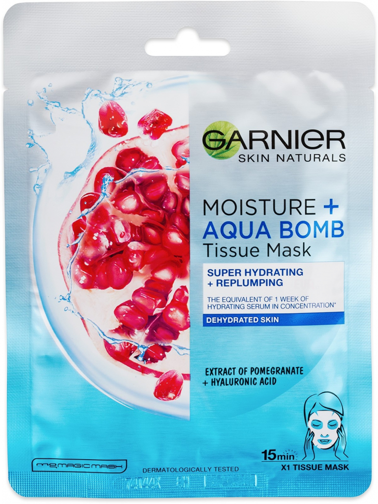 Garnier Moisture & Aqua Bomb Skin Tissue Superhydrating Mask 32 g od 43 Kč  - Heureka.cz