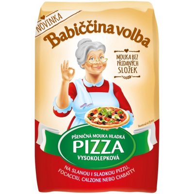 Babiččina volba Mouka na pizzu 1000 g – Zbozi.Blesk.cz