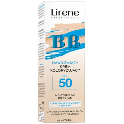 Lirene Barvicí BB krém SPF50 01 Natural 30 ml – Zboží Dáma