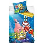 Carbotex bavlna povlečení SpongeBob Patrik a pan Krabs 140x200 70x90 – Hledejceny.cz