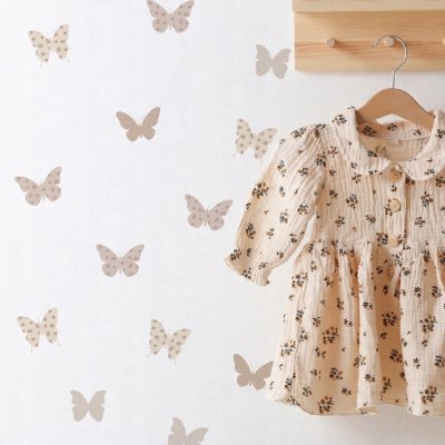 Funlife Samolepky na zeď pro holčičky motýli se vzorem 7 x 8 cm – Sleviste.cz