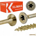 Vruty do dřeva Klimas Wkręt-Met 4x35 TORX hlava kuželová 500 ks – Hledejceny.cz