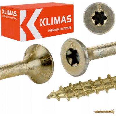 Vruty do dřeva Klimas Wkręt-Met 4x35 TORX hlava kuželová 500 ks – Hledejceny.cz