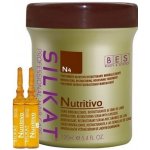 Bes Silkat Nutritivo/Trettamento N4 výživné sérum na poškozené vlasy 12 x 10 ml – Hledejceny.cz