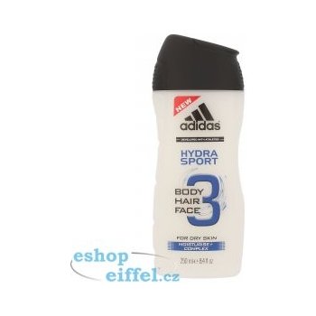 Adidas 3 Active Hydra Sport Men sprchový gel 250 ml