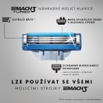 Gillette Mach3 Turbo 2 ks – Zboží Mobilmania