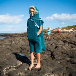 Surf Dream Pončo teenager petrolejové – Zboží Mobilmania