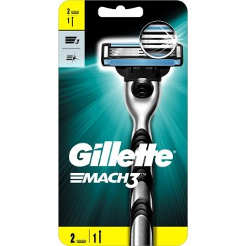 Gillette Mach3 + 2 ks hlavic