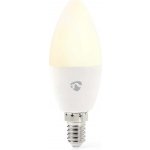 Nedis Wi-Fi Smart Bulb E14 4,9W LED žárovka , svíčka, pro chytrý dům, E14, 4,9W, 230V, 470lm, teplá až studená bílá, RGB, stmívatelná WIFILRC10E14 – Hledejceny.cz