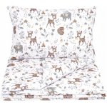 EliNeli povlečení Lesní Zvířátka s Teepee vícebarevný 90 x 120 cm – Zboží Dáma