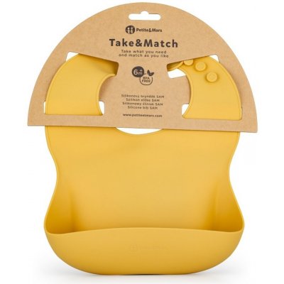 Petite&Mars Bryndák silikonový Sam Take&Match 6m+ Intense Ochre – Zboží Dáma