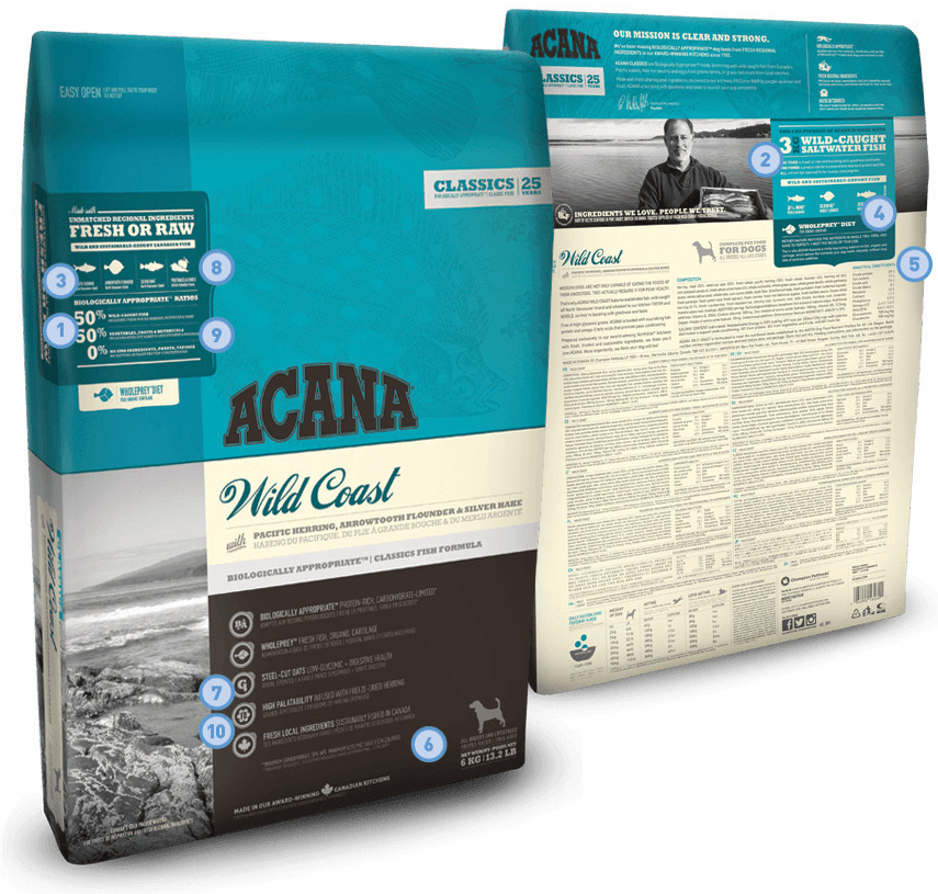 acana wild coast 17 kg