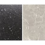 Polyform obkladová deska oboustranná myriade black/mramor italia 10x640x4100 mm – Zboží Dáma