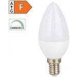 Diolamp SMD LED žárovka matná Candle C37 7W/230V/E14/3000K/700Lm/250°/Dim – Hledejceny.cz