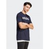 Pánské sportovní tričko adidas T-Shirt Essentials Single Jersey Linear Embroidered Logo T-Shirt IC9275 Modrá