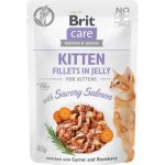 Brit Care Cat Kitten Fillets in Gravy Savory Salmon 85 g – Sleviste.cz