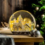 D28278 Nexos Vánoční dekorace vánoční hvězda 25 cm 10 LED diod – Hledejceny.cz