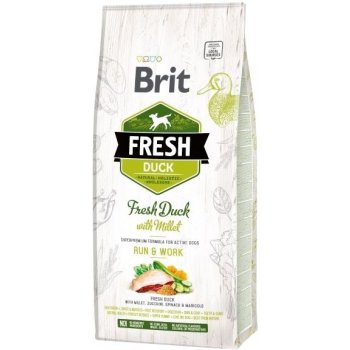 Brit Fresh Duck with Millet Active Run & Work 2,5 kg