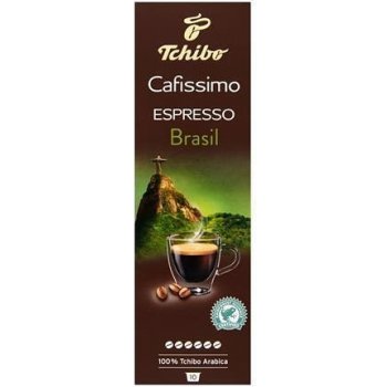 Tchibo Cafissimo Espresso Brasil pražená mletá káva 10 ks