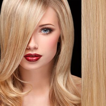 Clip in vlasy 45 cm lidské – Remy 70 g odstín 27/613 mix blond