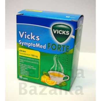 VICKS SYMPTOMED FORTE CITRÓN POR 1000MG/12,2MG POR PLV SOL SCC 10