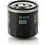 MANN-FILTER Olejový filtr MANN W67/2 (MF W67/2) – Hledejceny.cz