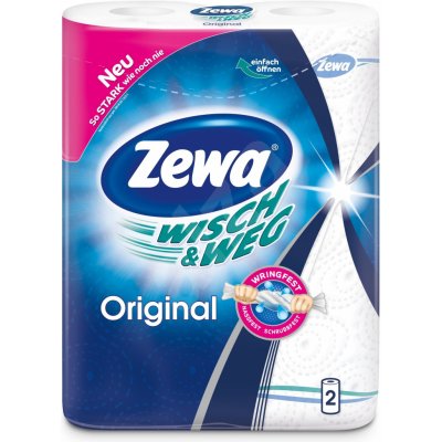 Zewa Wisch & Weg Original papírové utěrky 2 vrstvy 2 × 45 útržků – Zbozi.Blesk.cz