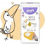 Bella Baby Happy Soft&Delicate 4+ Maxi Plus 9–15 kg 56 ks – Zboží Dáma