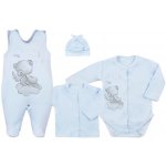 Koala 4-dílná kojenecká souprava Angel modrá – Zboží Mobilmania