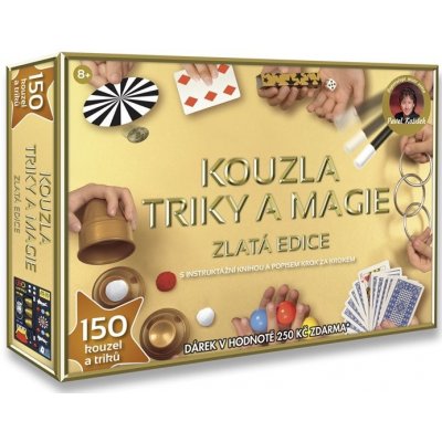 HM Studio Kouzla triky a magie Zlatá edice 150 triků – Zbozi.Blesk.cz