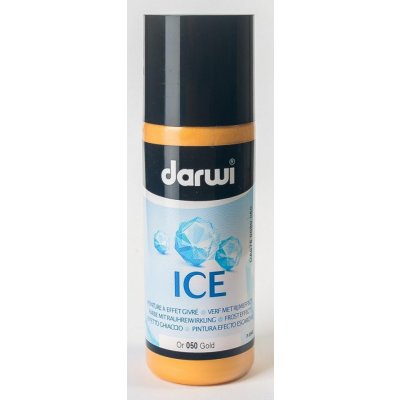 DARWI ICE Satinovací barva na sklo s ledovým efektem 80 ml bílá