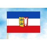 LIBEA, s.r.o. Šlesvicko-Holštýnsko vlajka Rozměr: 60×90 cm, Uchycení: Návlek na žerď – Hledejceny.cz
