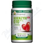 BioPharma Koenzym Q10 Forte 60 mg + Vitamín E 60 kapslí – Hledejceny.cz