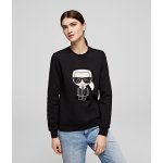 Karl Lagerfeld mikina IKONIK KARL sweatshirt černá – Zboží Mobilmania