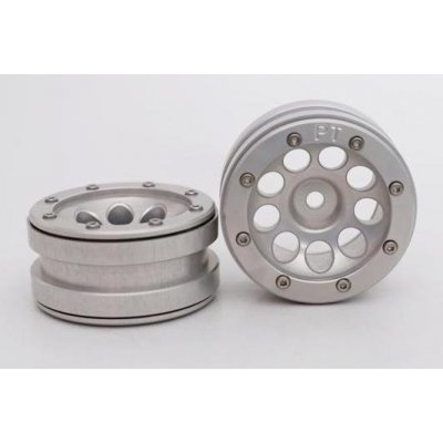 Absima Kovové Beadlock CNC disky 1.9 PT Ecohole Silver/Silver 2 ks – Sleviste.cz