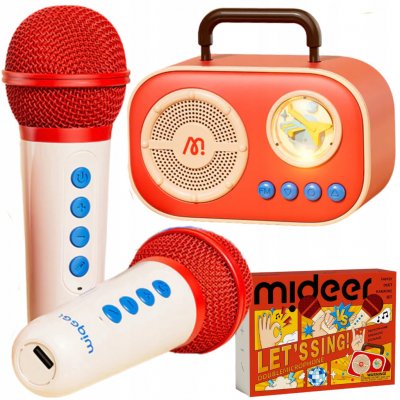 Dvojitá karaoke sada mideer mikrofony – Zboží Mobilmania