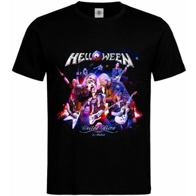 Tričko Helloween United Alive in Madrid černá – Zboží Dáma