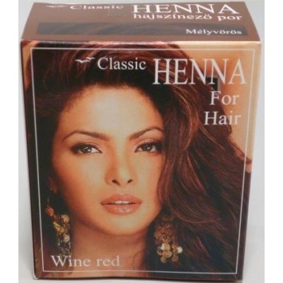 Classic Henna barva na vlasy v prášku vínová 100 g – Zboží Mobilmania