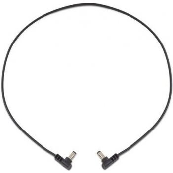Rockboard Flat Power Cable Black 60 cm / 23.62 angled/angled