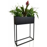 Flexistyle Stojan na květiny Fiorino Loft Antracit 62 x 22 x 80 cm – Zboží Dáma