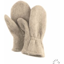 Merino-fleece rukavičky Iobio béžové