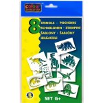 Centropen Šablony A5 Dinosauři 8 ks – Zboží Dáma