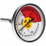 Analogový teploměr do udírny se sondou Browin 0-250 °C 101250 – Zboží Mobilmania