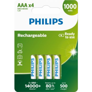 Philips AAA 1000mAh 4ks R03B4RTU10/10